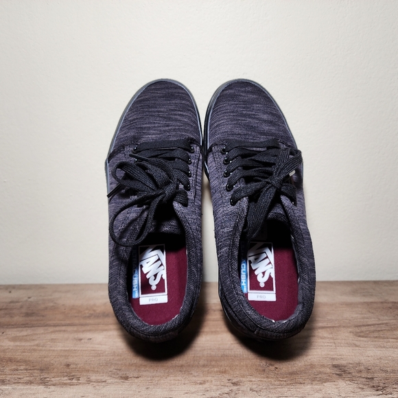 VANS UltraCush HD Pro Mens Black Canvas Lace Up Skateboard Shoes Sneakers Sz 6.5 - Picture 8 of 11